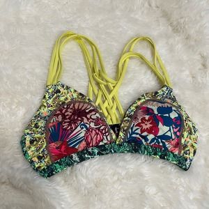 Maaji Multicolor Floral Bikini Top